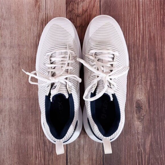 FootJoy FJ Flex XP Mens Size 8 M White Gray Spikeless Golf Shoes Sneakers 56250 - Picture 7 of 15